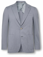 Canali - Cotton-Blend Suit Jacket - Blue