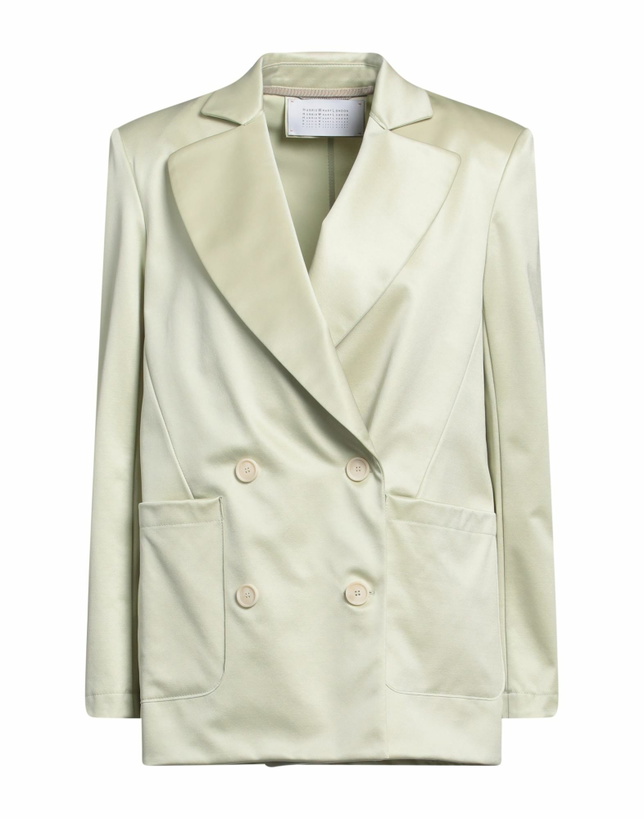 Photo: Harris Wharf London Womens Blazer Light in Green