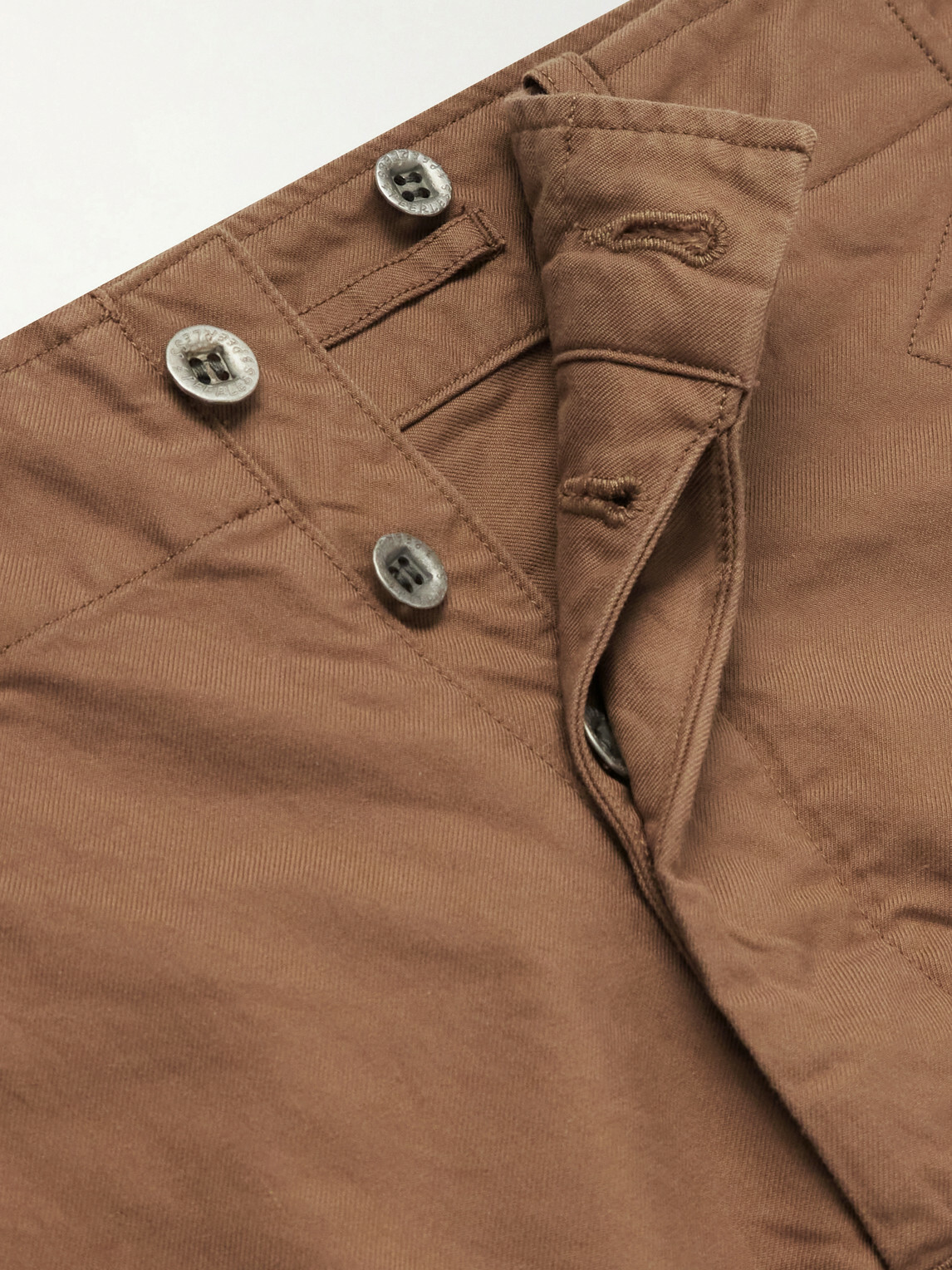 Visvim - Gesso Straight-Leg Cotton-Twill Trousers - Brown