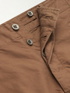 Visvim - Gesso Straight-Leg Cotton-Twill Trousers - Brown