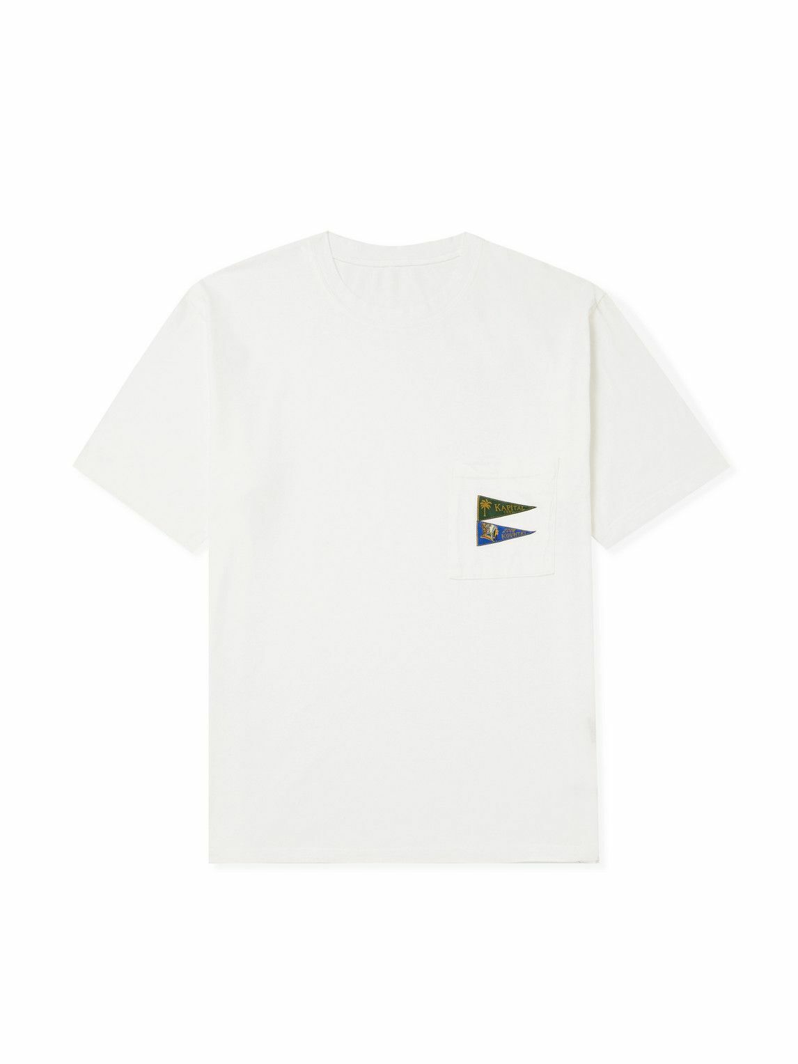 KAPITAL - Buster Peckish Bowy Printed Cotton-Jersey T-Shirt KAPITAL - Buster Peckish Bowy Printed Cotton-Jersey T-Shirt
