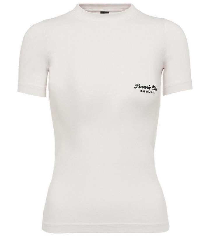 Photo: Balenciaga Beverly Hills cotton jersey T-shirt