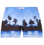 Orlebar Brown - Bulldog Mid-Length Printed Swim Shorts - Blue