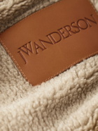 JW Anderson - Fleece-Jacquard Jacket - Neutrals