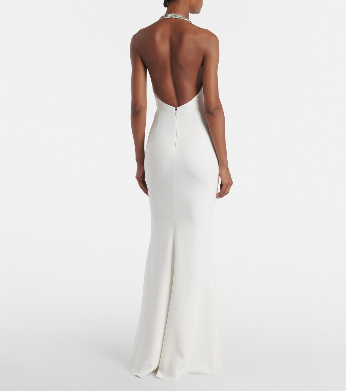 Givenchy Crystal-embellished open-back gown