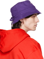 Jacquemus Purple Le Raphia 'Le Bob Gadjo' Hat