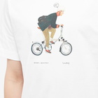 Barbour x Brompton Slowboy Go T-Shirt in White