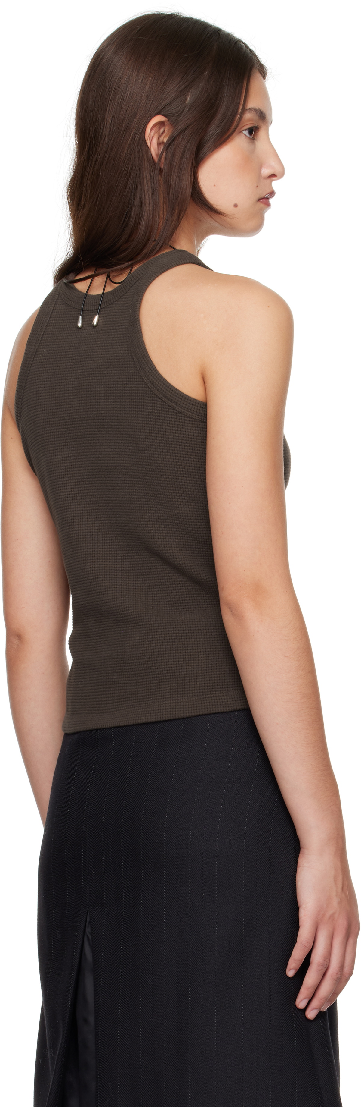 mfpen Brown Leisure Tank Top