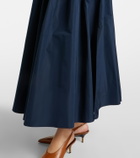 'S Max Mara Pleated taffeta midi skirt