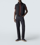 Loro Piana Brentwood cotton-blend piqué polo shirt