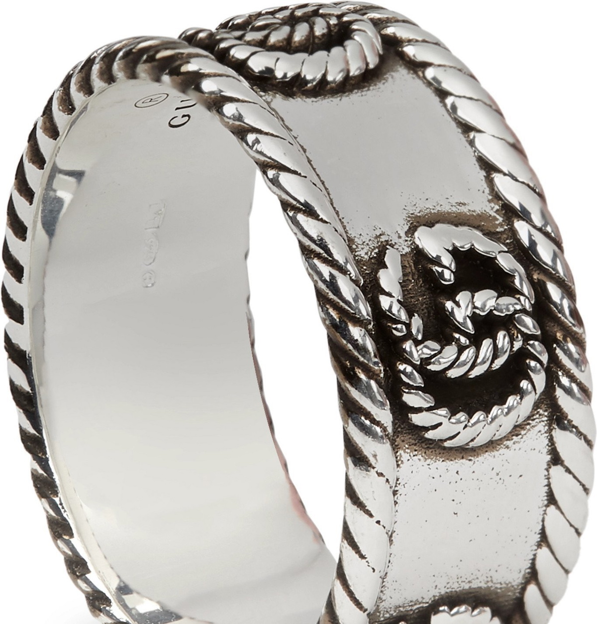 Gucci marmont silver on sale ring