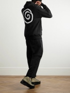 OSTRYA - Core Logo-Print Cotton-Jersey Hoodie - Black