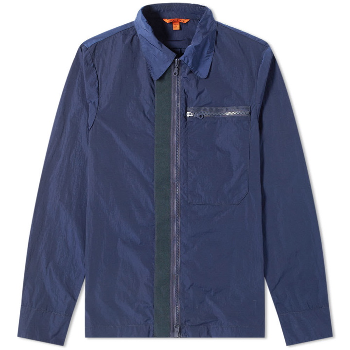 Photo: Barena Tech Nylon Zip Overshirt