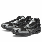 Mizuno Men's Wave Rider 10 Sneaker in Black/Black Sand/Metallic Gray
