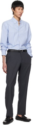BOSS Navy Houndstooth Dressletic Trousers