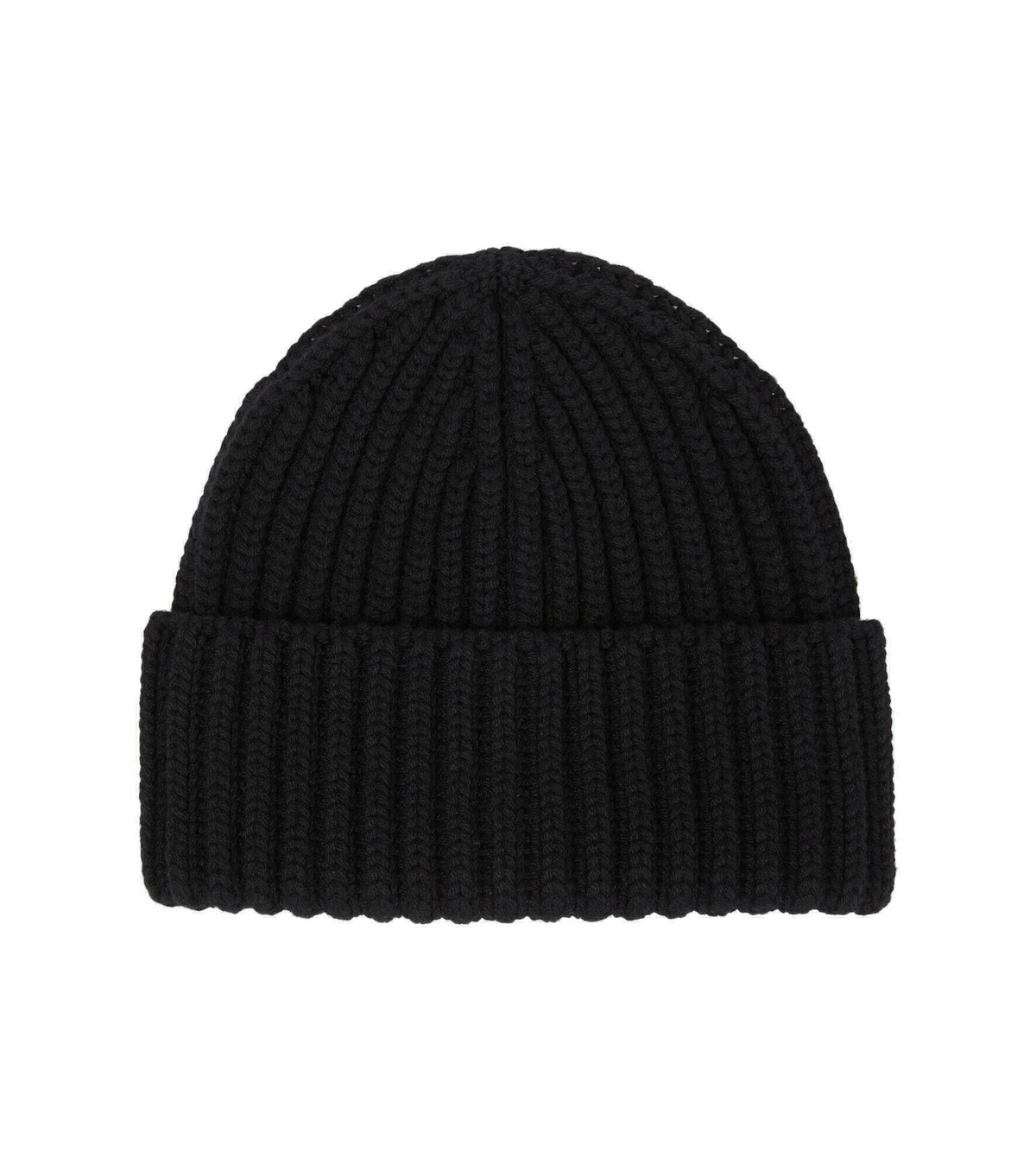 The Row Dibbo Ribbed Cashmere Beanie Black The Row