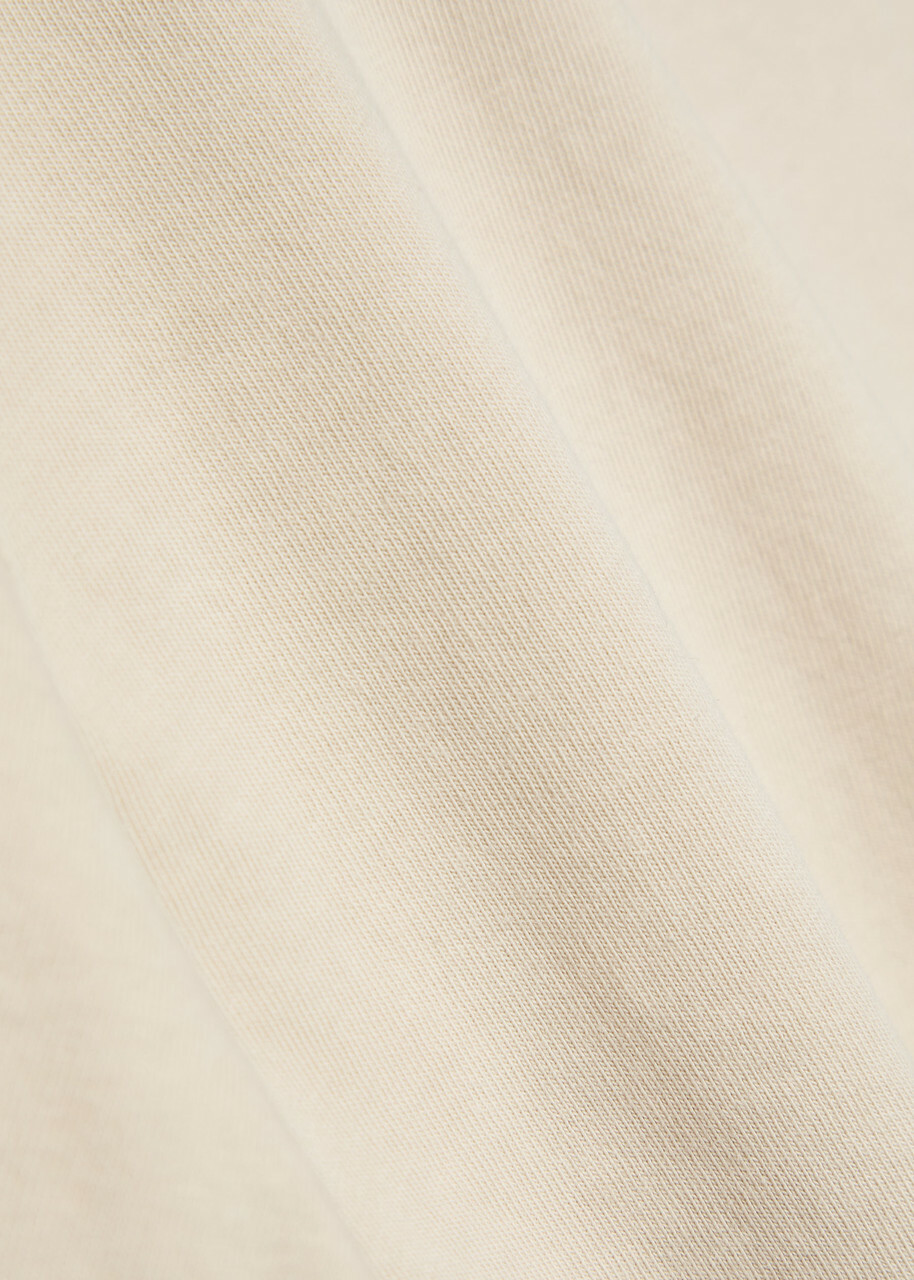 Agolde Asha Cotton T-shirt Beige