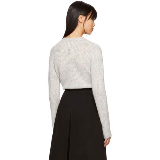 Sara Lanzi Grey Alpaca Sweater