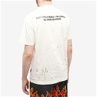 Palm Angels Men's Painted Palm T-Shirt in Butter/Black