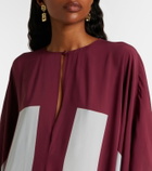 Adriana Degreas Bold Stripes kaftan