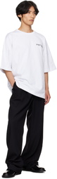 McQueen White Oversized 'McQueen' T-shirt