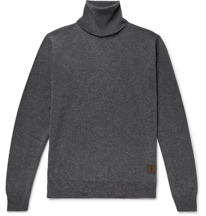 Photo: Tod's - Cashmere Rollneck Sweater - Gray
