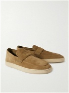 Officine Creative - Herbie Suede Loafers - Green