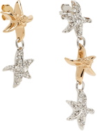 Versace Silver & Gold Barocco Sea Drop Earrings