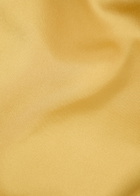 Staud Garden Satin Mini Dress Yellow