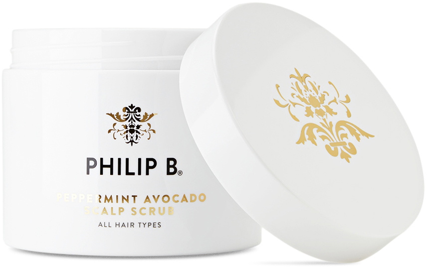 Philip B Peppermint Avocado Scalp Scrub, 8 oz