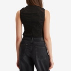 Our Legacy Women's All Day Poplin Corset Vest Top in Black All Day Poplin