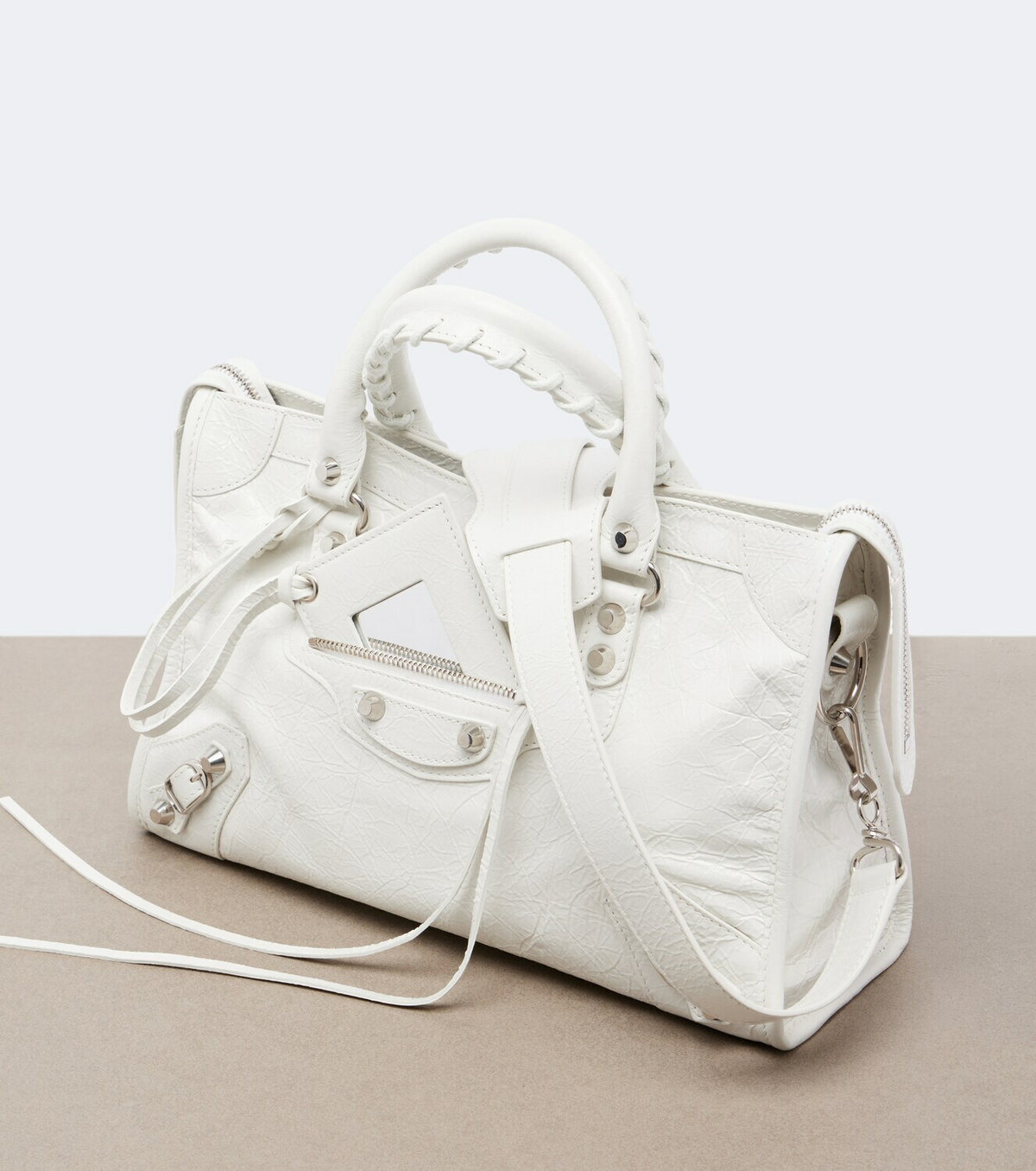 Balenciaga Le City Small leather top-handle bag