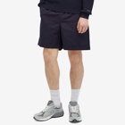 A.P.C. Men's x JJJJound Linen Shorts in Dark Navy