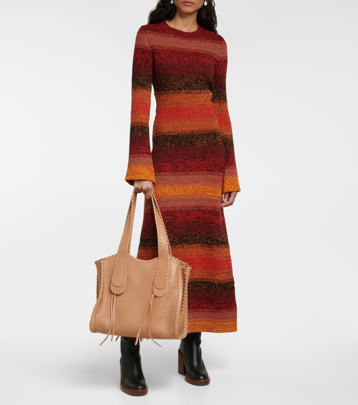outlet【Chloe】Mony☆Chocolate レザー Medium トートバッグ VIPセール！】Chloe（クロエ）MONYトートバック