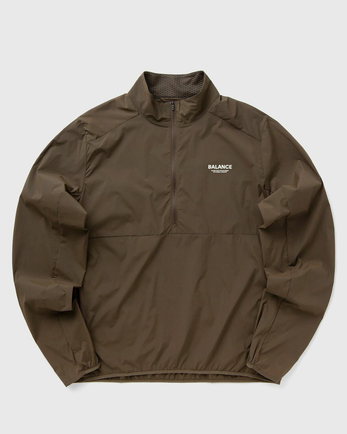 PAS NORMAL STUDIOS ウィンドブレーカー Pas Normal Studios Balance Half Zip Jacket Brown Windbreaker