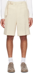 ZEGNA Off-White Cinch Shorts