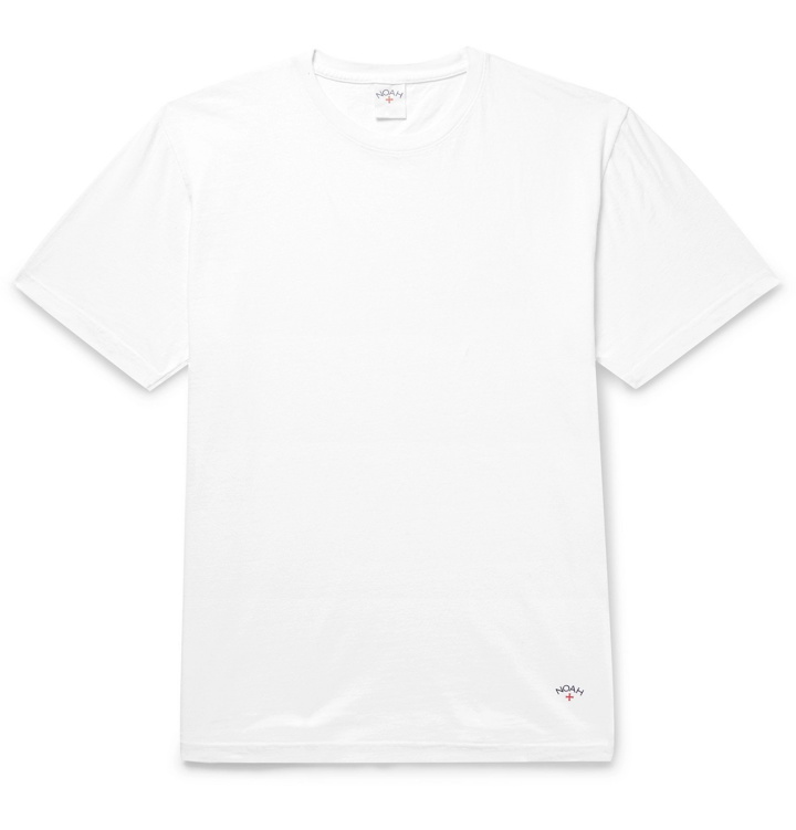 Photo: Noah - Recycled Cotton-Jersey T-Shirt - White