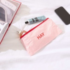 HAY Candy Mono Wash Bag - Flat Set of 3 in Light Pink 