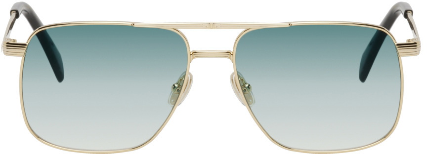 Lanvin Gold-Toned Aviator Sunglasses P220316124059-Front-WoC-1.jpg main image 2