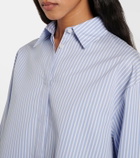 Proenza Schouler Isla striped cotton and silk shirt