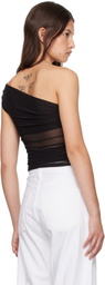 BEC + BRIDGE Black Martha Asym Tank Top