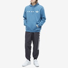 Adidas Men's Reclaim Logo Hoody in Altered Blue