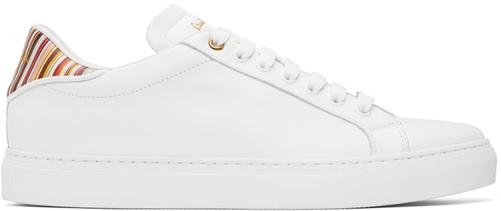 Photo: Paul Smith White Leather Beck Sneakers