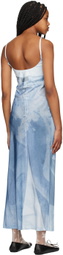 ELLISS Blue Handy Jean Maxi Dress