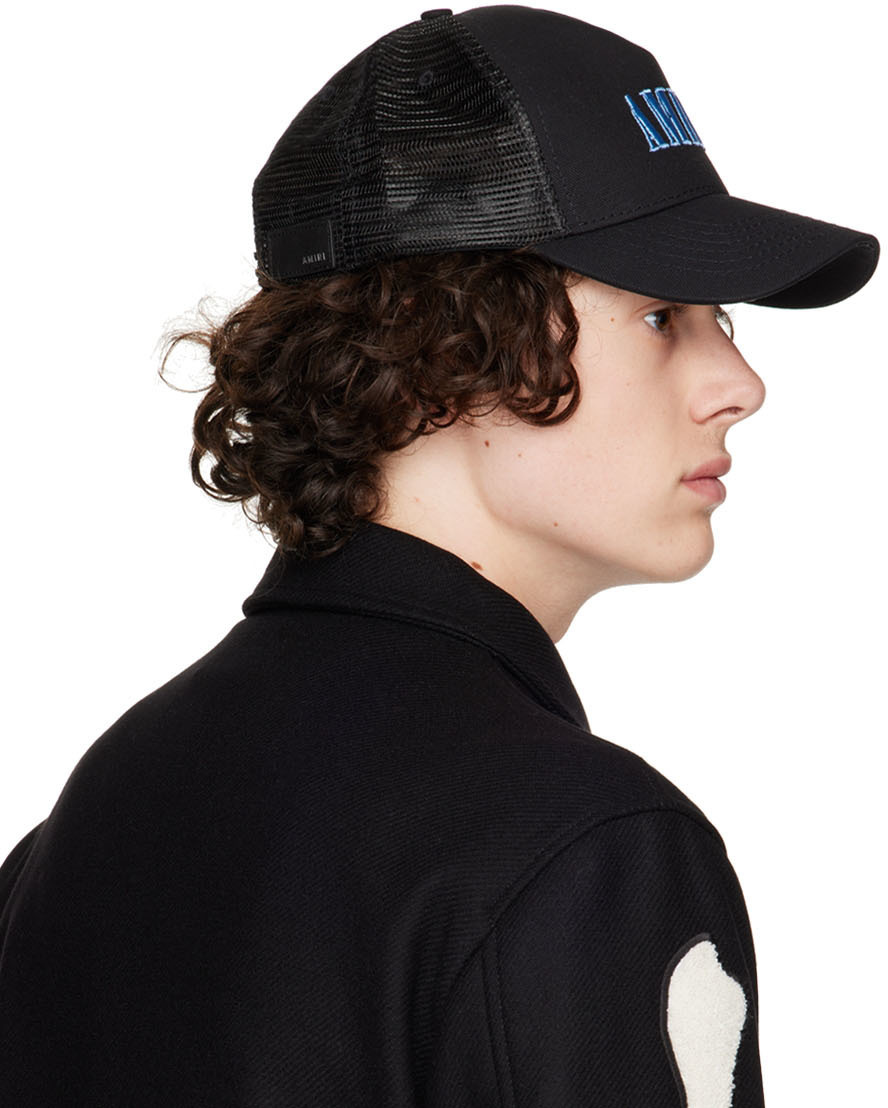 AMIRI Black Core Logo Trucker Cap Amiri