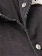 Rhude - Embroidered Canvas Varsity Jacket - Black