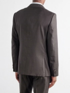 Mr P. - Luxe Wool and Silk-Blend Suit Jacket - Brown