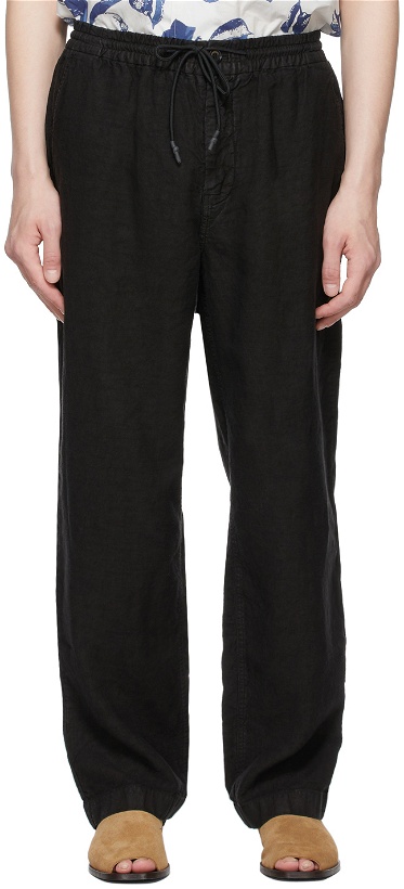 Photo: PRESIDENT's SSENSE Exclusive Black Linen Leisure Trousers