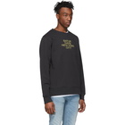 Saturdays NYC Black Outline Logo Sweatshirt