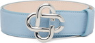 Casablanca Blue CC Logo Buckle Belt